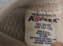 VTG Morgan Mills Biege Long Johns Waffle Knit Thermal Base Layer Arctex 2XL (L)