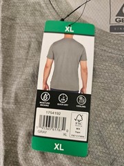 XL / X-LARGE – GREY – Gerry Men’s Lightweight Cool Knit Active Gym Tee Shirt