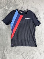 Puma BMW Motorsport TShirt Small Short Sleeves Stretchy Cars Automotive Racing