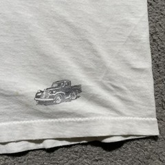 Vintage Old Navy T Shirt Mens Large White Single Stitch Distressed USA Made 1990
